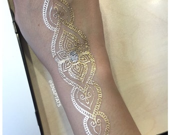 1 sheet yoga tattoos yogi gold tattoos silver tattoos 1 sheet yoga tattoos yogi gold tattoos silver tattoos