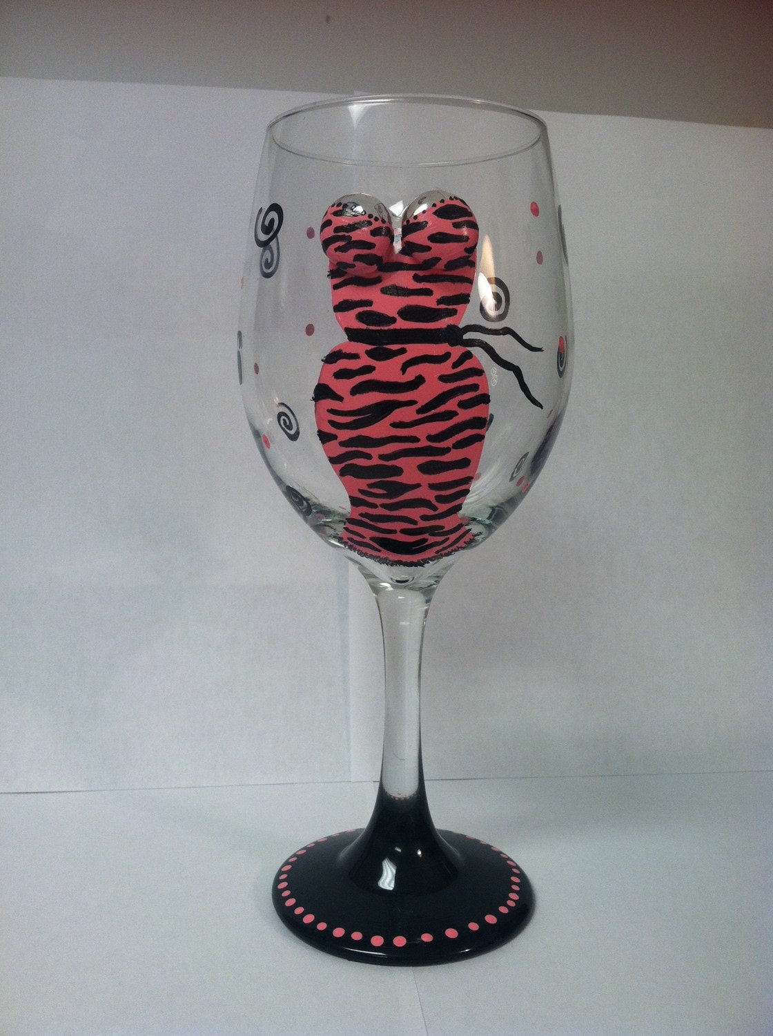 3D wine glass / 3D boobs wine glass/ Bridesmaid by DebDebsCrafts