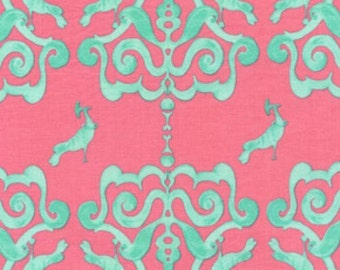1 YARD Tina Givens - Olivia's Holiday - Plush Peacock