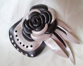 FREE SHIPPING Leather brooch rose, leather roses, leather jewelry,leather accessories,for woman,for girl, gift, original gift