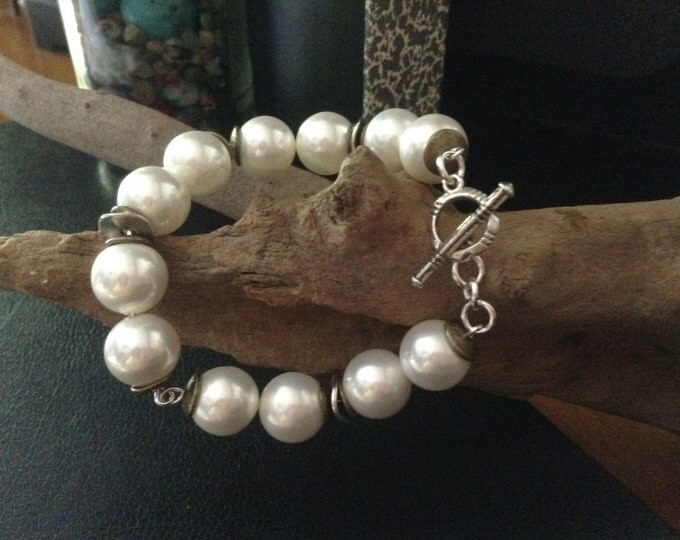 South Sea Shell Mother Of Pearl Bracelet