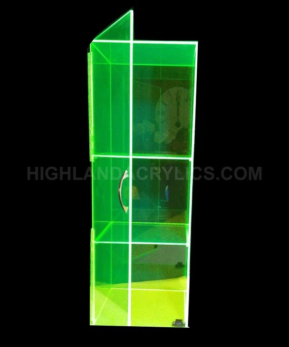 Acrylic Storage with Shelves Custom by HighlandAcrylics