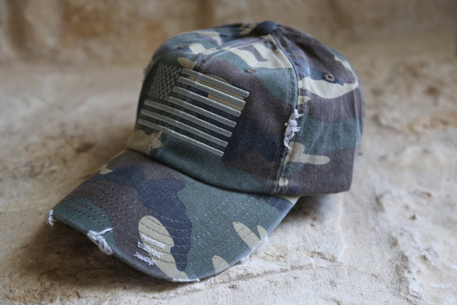 CAMO Distressed Special Forces Operator Tactical American US