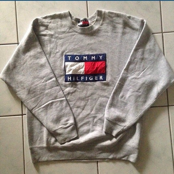 2 Vintage 90's Tommy Hilfiger Sweaters Big Logo shirt