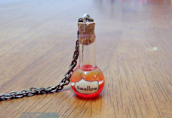 The Witcher 3 Swallow Potion Necklace The Witcher Video Games Potions