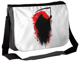 Reaper - Gothic Messenger Bag - Dark but Beautiful Grim Reaper Bag - Ideal Goth Gift