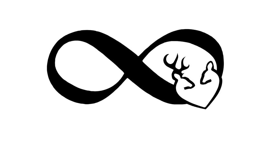 Infinity Browning Decal Browning Deer Sticker by vinylology