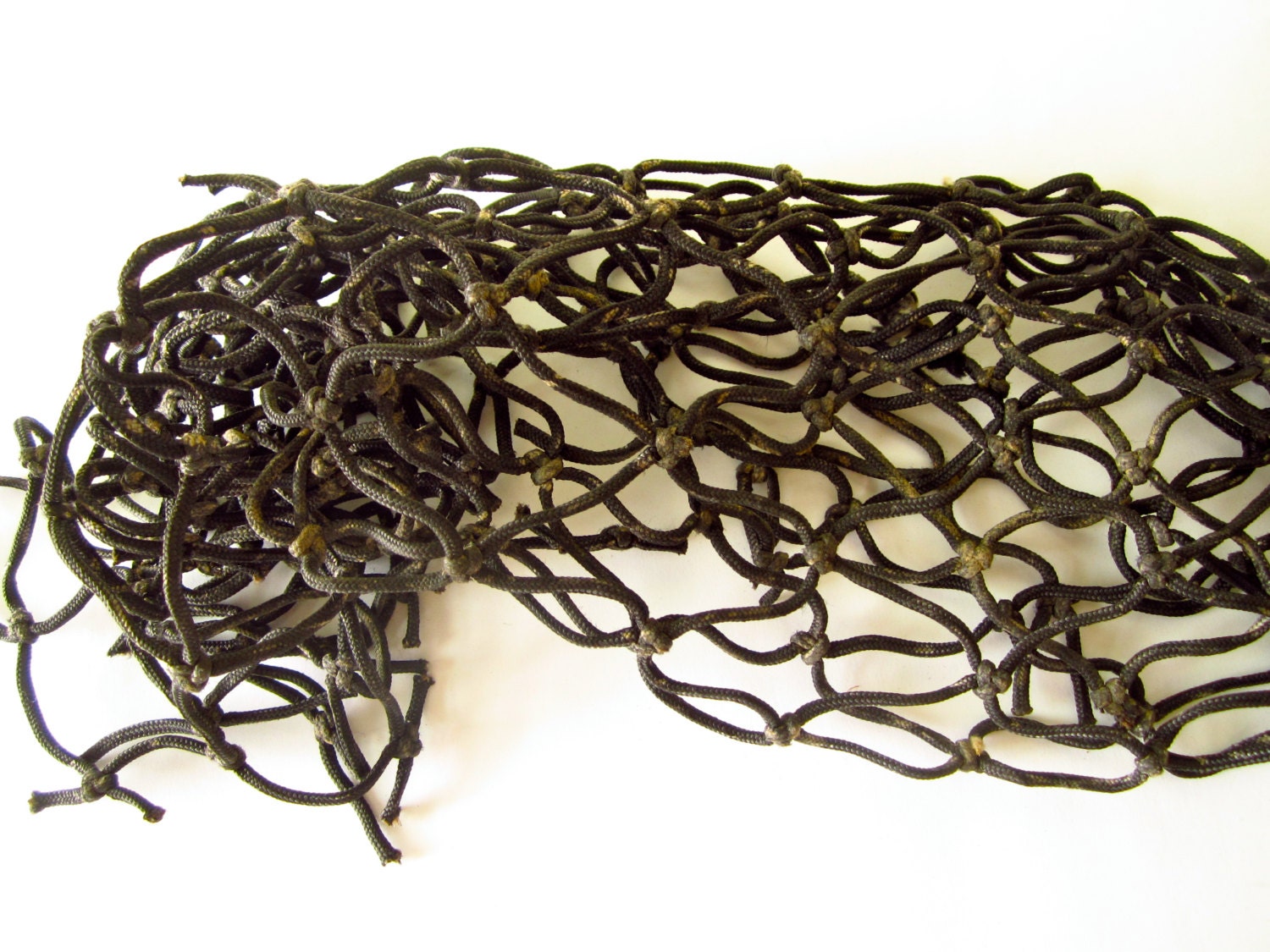 Black Thick Rope Fish Net 4' x 9'Decorative Fish