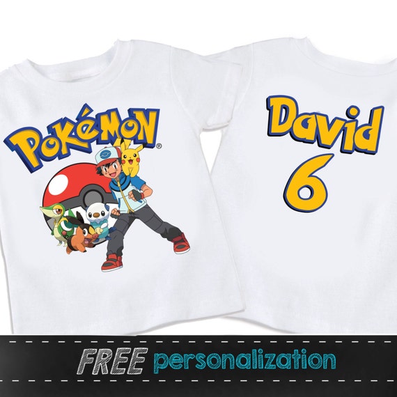 pokemon birthday shirt ideas