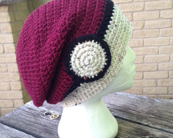 Crochet Anime Hat, Beanie, Slouchy Hat
