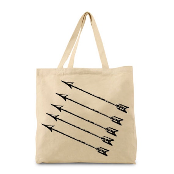 grocery bag. Reusable bag. Tote bag. Beach tote. Cute arrow tote ...