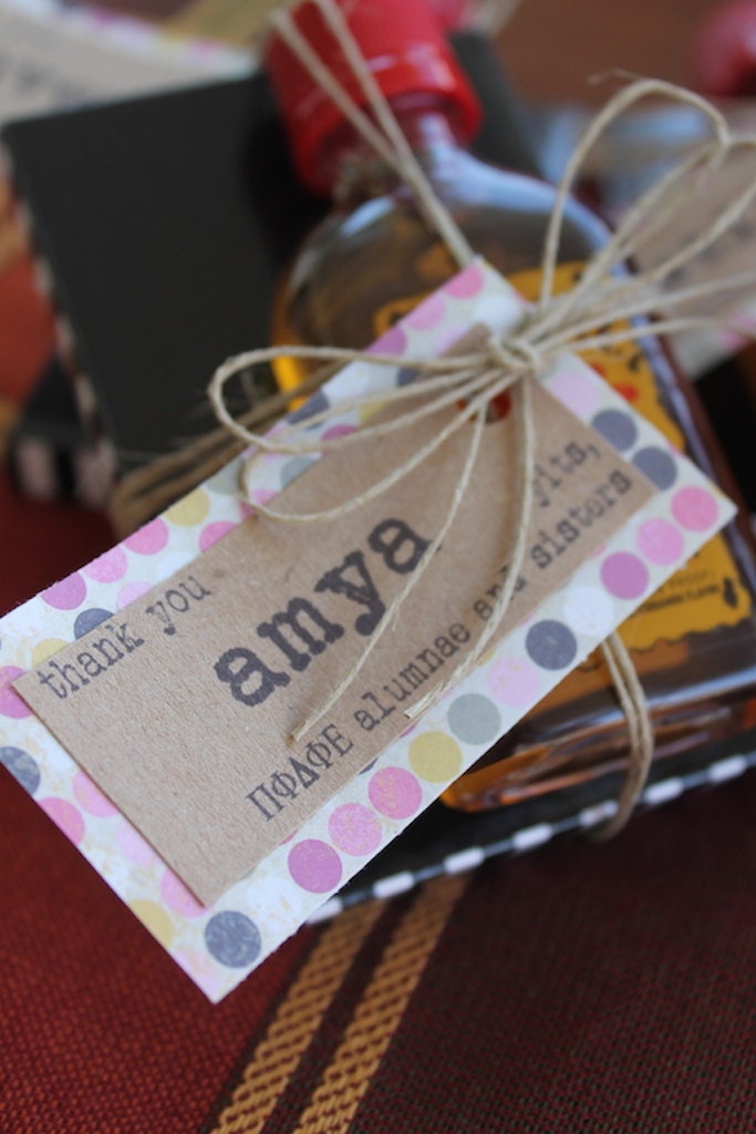 Customized Rustic Gift Tags/Personalized Name Tags/Customized