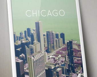 Items similar to Chicago Skyline on Etsy