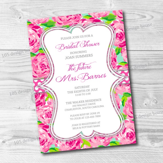 Lilly Pulitzer Invitations 8