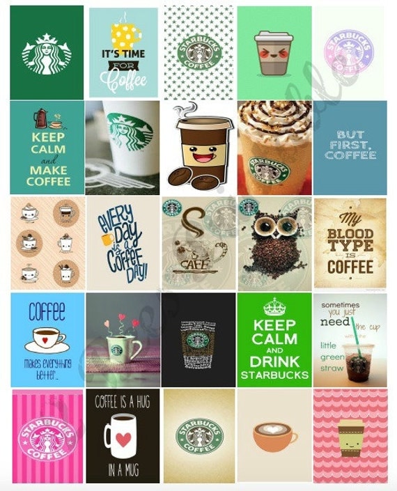 printable coffee box stickers for planners