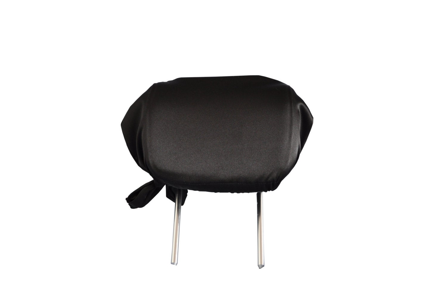 Satin One Size Car Headrest Cover with Drawstring