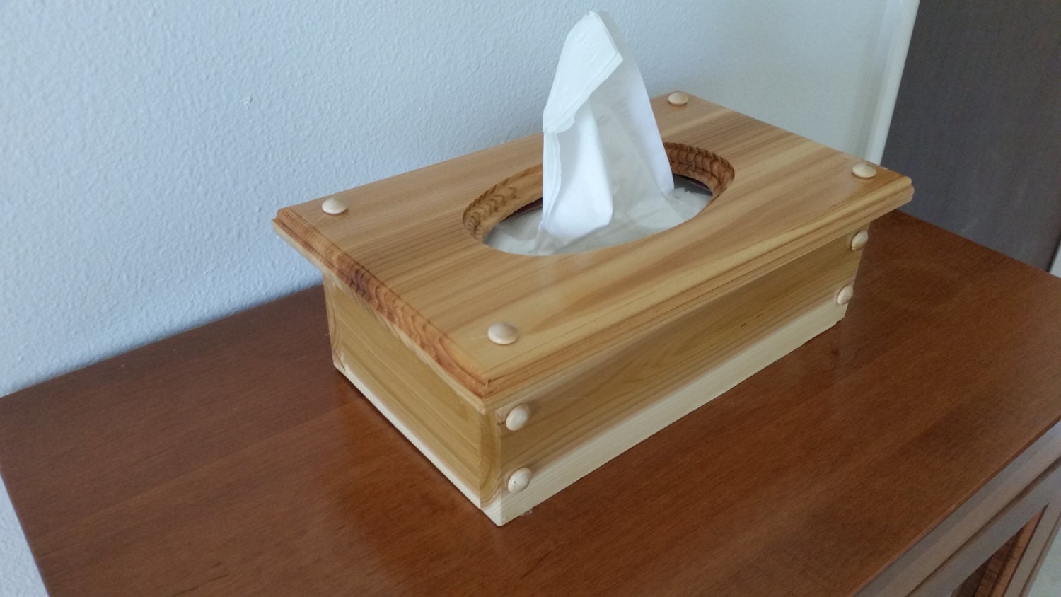 Tissue Box Kleenex Box Bathroom Tissue Holder Solid by GNFStore