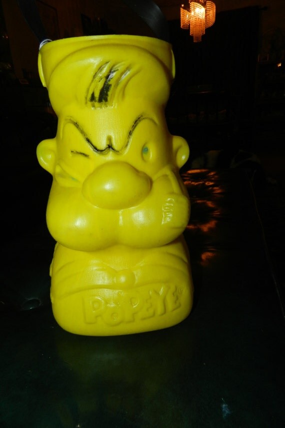 Halloween vintage Popeye candy bucket aj by ricksflippinfinds