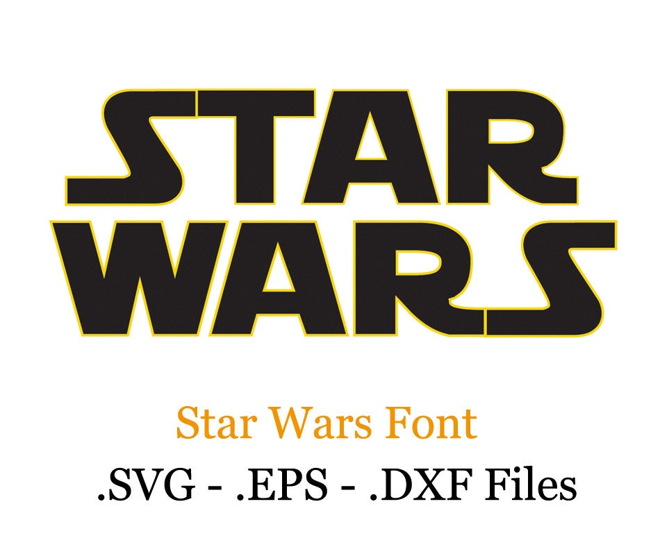 Download Star Wars Vectors font. .EPS .SVG .DXF format files.