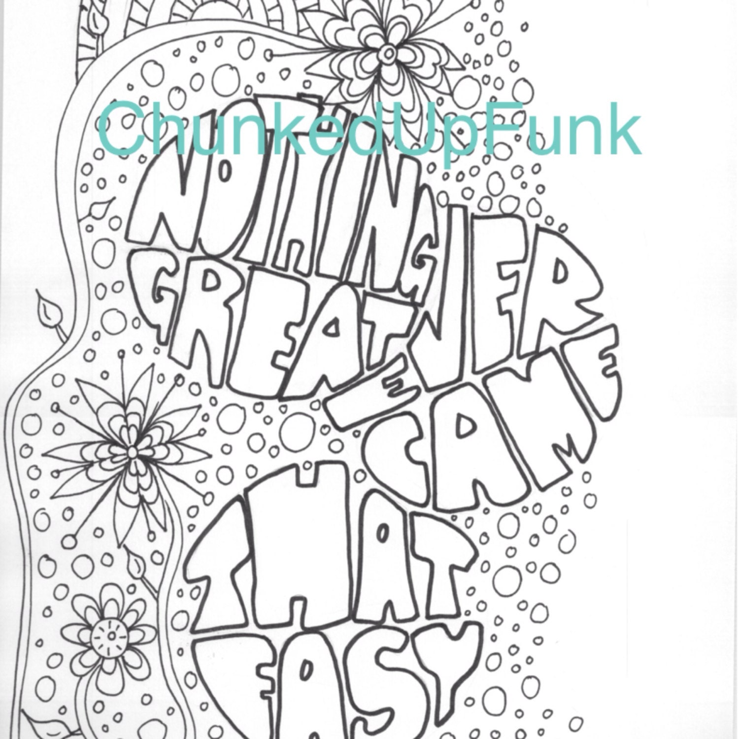 Printable Coloring Page Inspirational Art Motivational