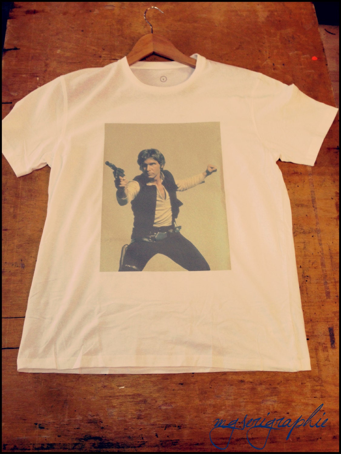 Han solo shirt star wars by Mgserigraphie on Etsy