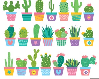 Clip Art Cactus Clipart cactus clip art etsy clipart