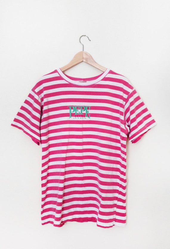 Items similar to PEPE JEANS 1990's vintage striped sailor grunge cotton ...