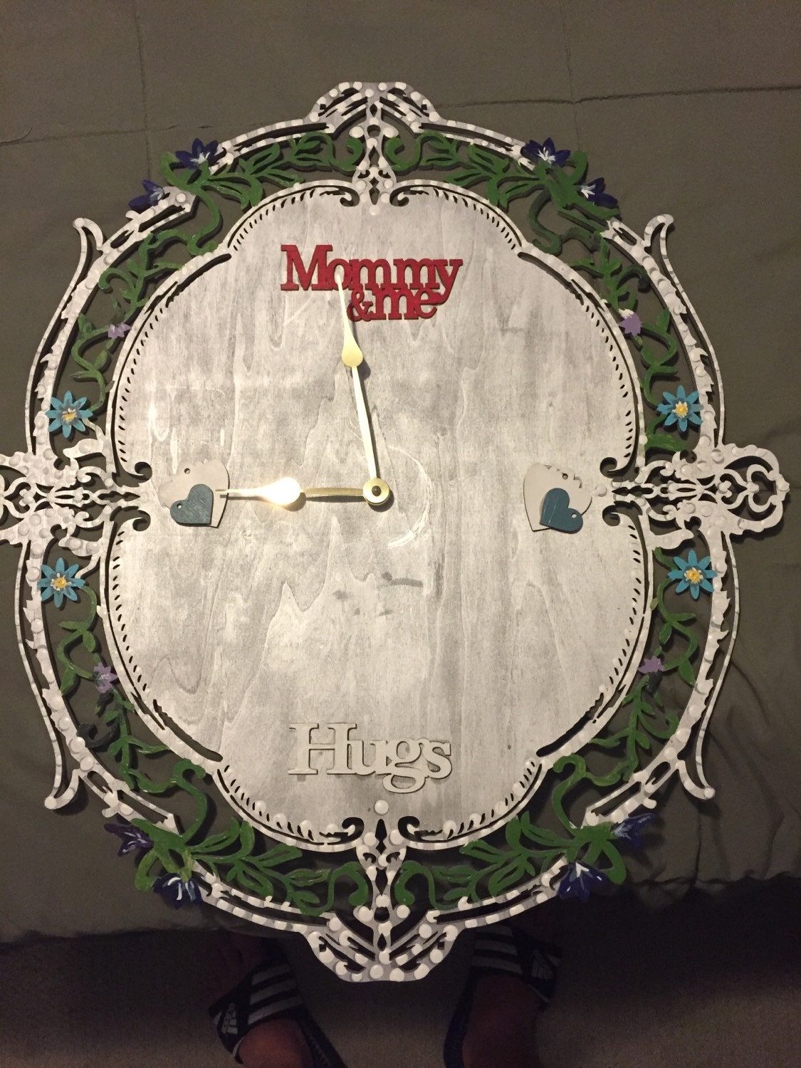 Mothers Day Clock by TheClockMonkey on Etsy