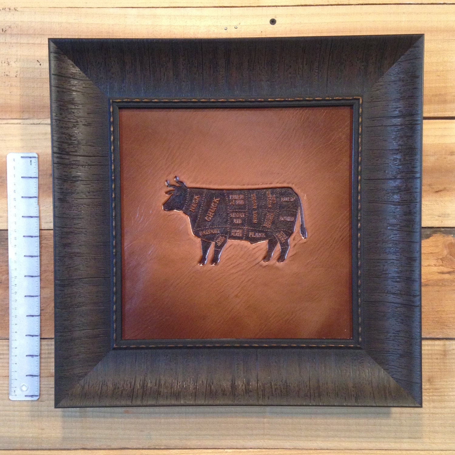 Pressed Leather Beef Chart by CallahanLeatherpress on Etsy