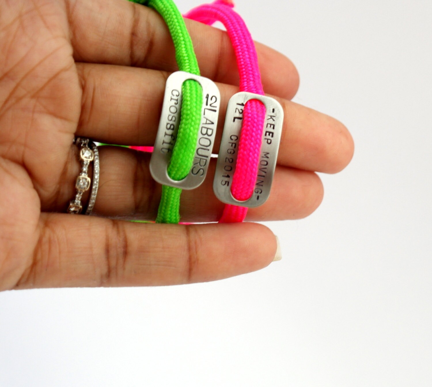 FITNESS BRACELET running bracelet sliding knot athletic