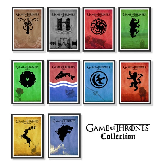 The Great Houses Collection Game of Thrones Premium A2