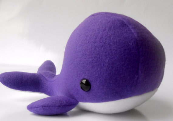 purple whale bts plush