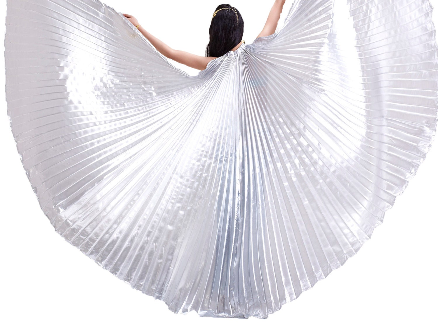 Worship Praise Dance Solid White Costume Isis Wings Angle Wing