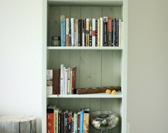 Bookshelf - Shabby Chic Bookcase - Beach Style - Handmade