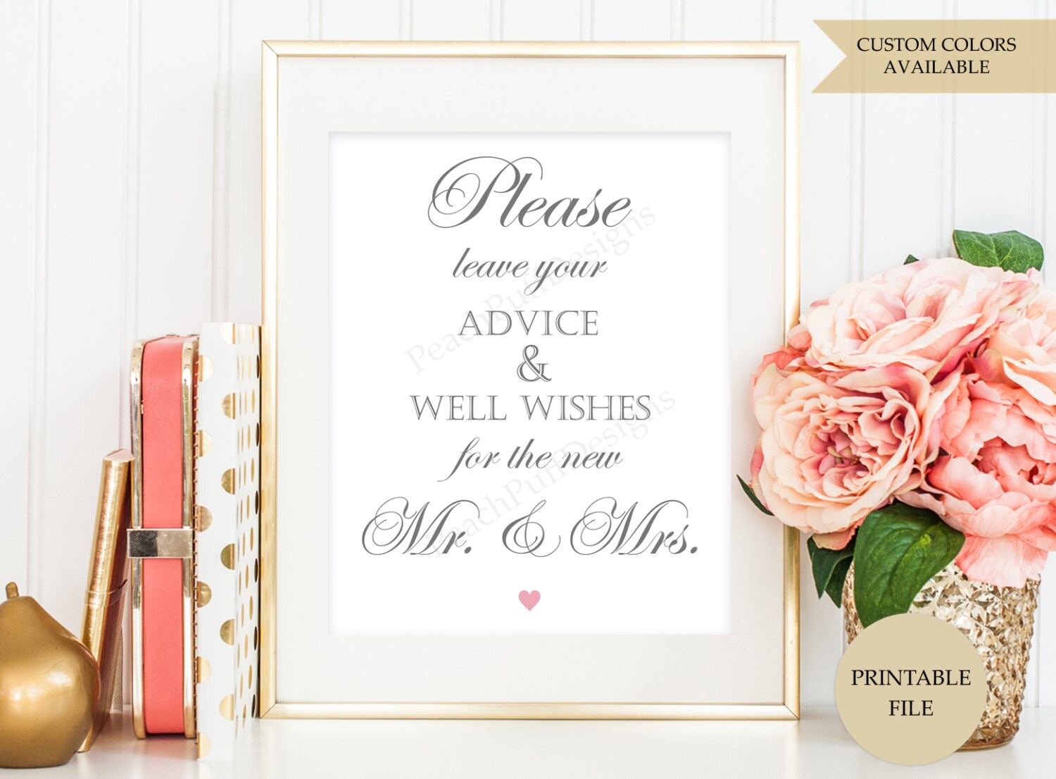 Advice and well wishes sign PRINTABLE FILE Advice sign