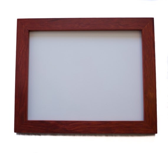 Exotic Wood Picture Frame Redheart by ExclusiveFrames on Etsy