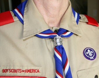 Eagle Scout Kerchief Slide Bronze