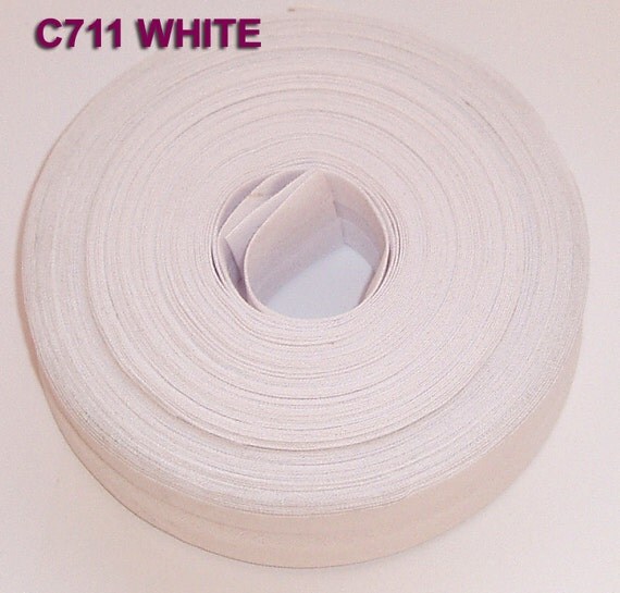 25mm 1 inch Cotton Bias Binding Bunting Folded Tape 27 Yard