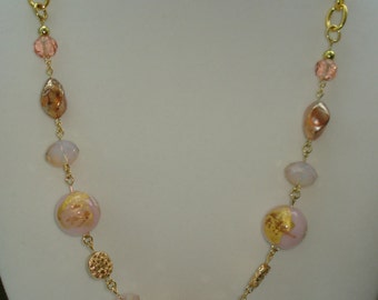 pink amethyst necklace