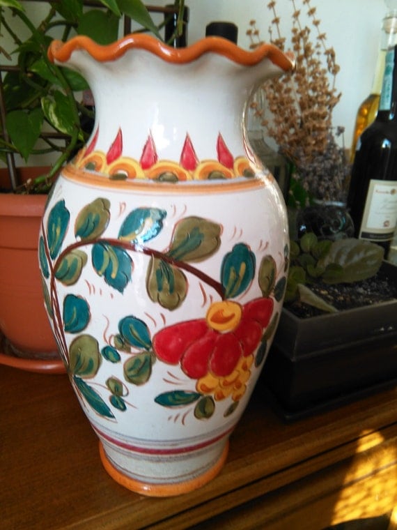 Vintage Italian Pottery Vase