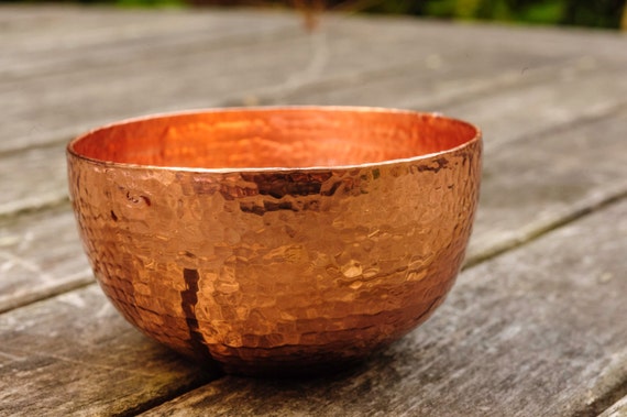 Hammered Copper Decorative Bowl 2355