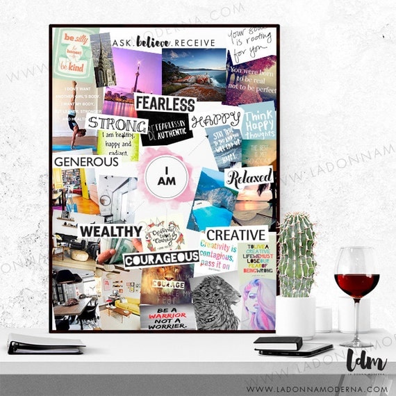 my life map printable vision board dream board treasure