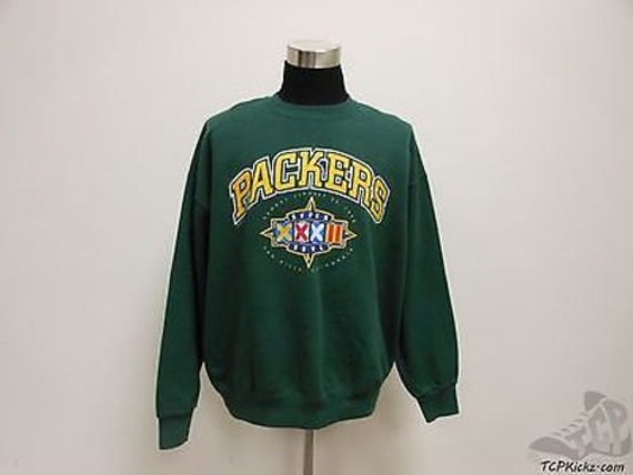 Vtg 90s Lee Sport Green Bay Packers Crewneck Sweatshirt sz XL Extra ...