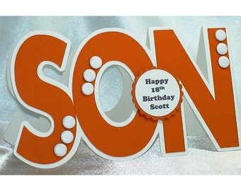 Son birthday card - handmade, personalised, football team, football club, football, mens birthday card, children's card