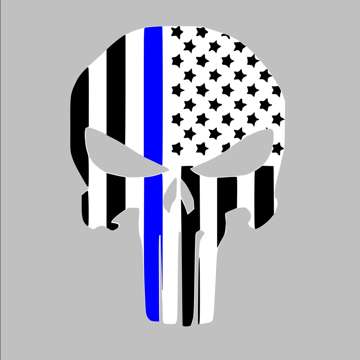 Download Thin Blue line American Punisher Law Enforcement Police