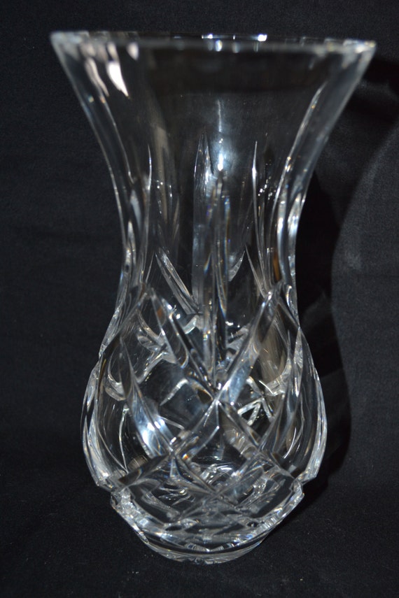 Lead crystal vase