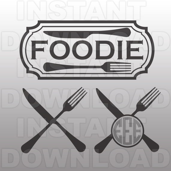 Download Kitchen Monogram SVG FileKnife SVG FileFork svg Filesvg