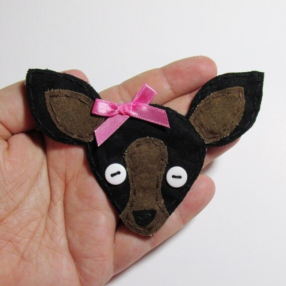 Simpatico Cucciolo Di Chihuahua Termoadesivo Toppe Per Cani - Foto 3