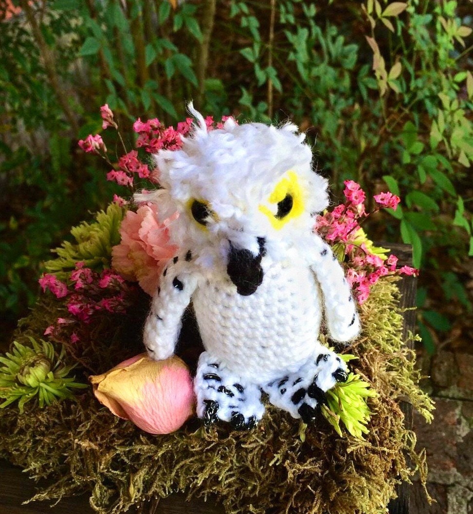 Hedwig Snowy Owl Amigurumi Crochet Harry Potter by LaPetiteUnicorn