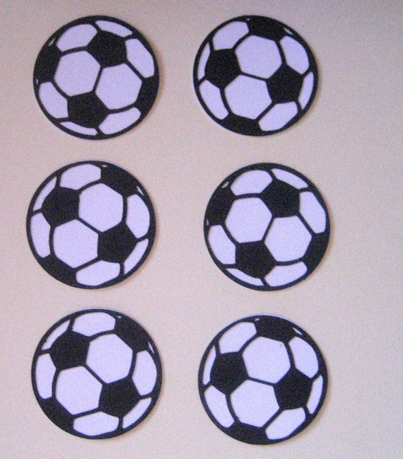 Soccer Ball Die Cuts-Soccer Ball Paper Die by scrappingyourway